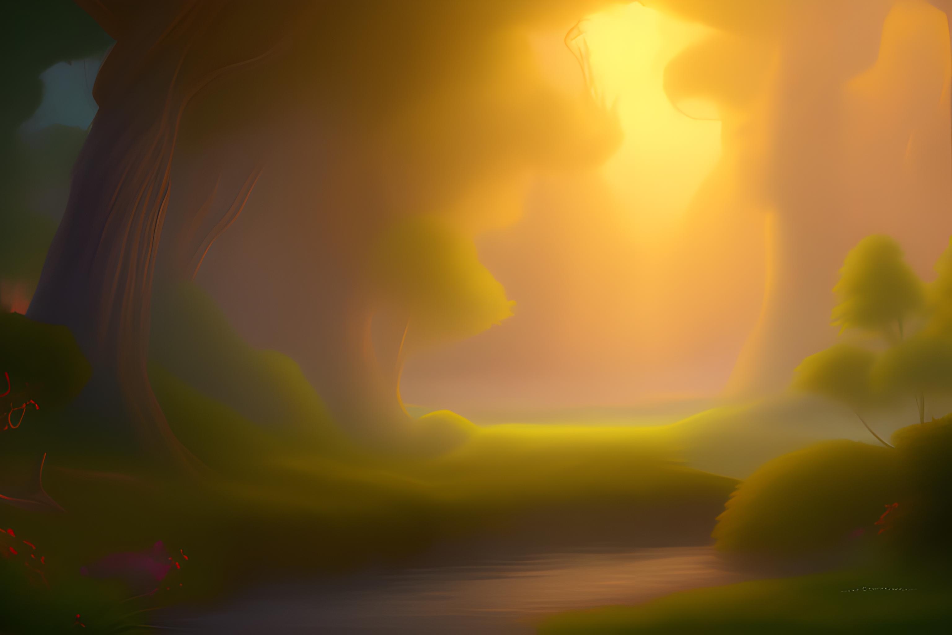 uma paisagem no estilo desenho com lapis de grafite